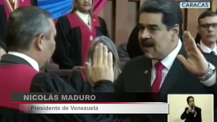 Maduro jura su mandato como presidente de Venezuela