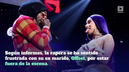 Cardi B decepcionada de Offset por no ayudar a cuidar a su bebé enferma