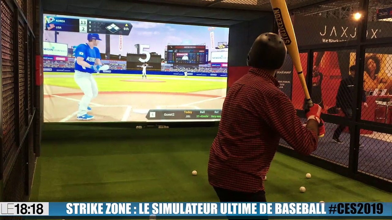 CES 2019 - Strike zone : une partie de base ball dans son salon