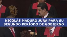 Nicolás Maduro juramenta para segundo período como presidente -