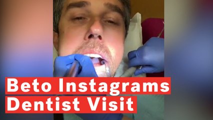 Watch: Beto O'Rourke Instagrams His Dentist Visit To Highlight People At The Border