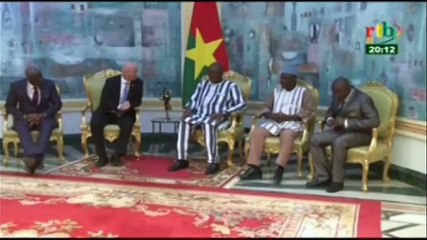 RTB/Visite du President de la FIFA Gianni Infantino à Ouagadougou