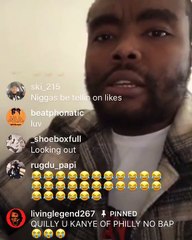 Quilly just went off on everybody on IG Live, cursing out fans commenting, and says he wants to battle, both males and females, with the freestyles