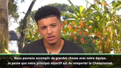 Dortmund - Sancho : "Le principal objectif est de remporter le Championnat"