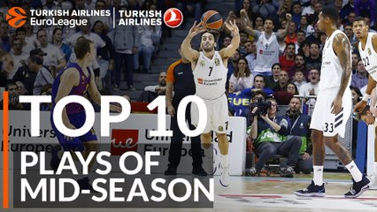 Turkish Airlines EuroLeague, Top 10 Plays of Mid-Season