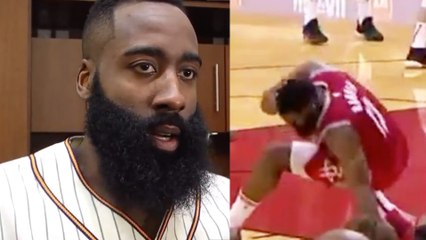 James Harden REACTS To Getting SMACKED Right In The Face By Giannis Antetokounmpo’s BAD Pass!