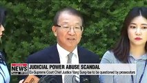 Ex-Supreme Court Chief Justice to be questioned by prosecutors over power abuse scandal