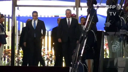 Líderes chegam para posse de Maduro