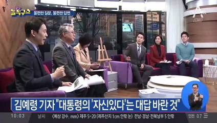 ‘질의 태도 논란’ 김예령 기자…소신 vs 무례