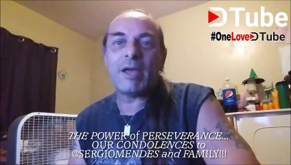 The Power of Perseverance - Staying Power - Determination - Our Condolences to @sergiomendes and Family - Prayers have been Sent Brother