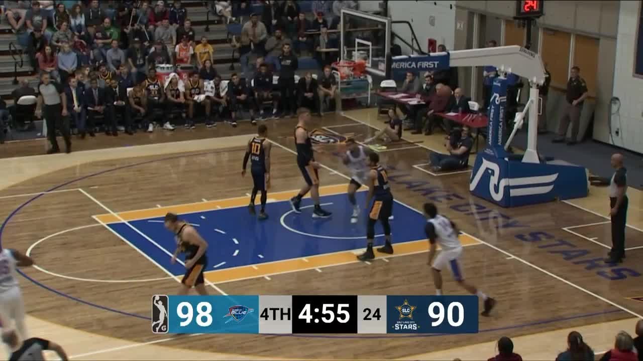 Richard Solomon goes up to get it and finishes the oop