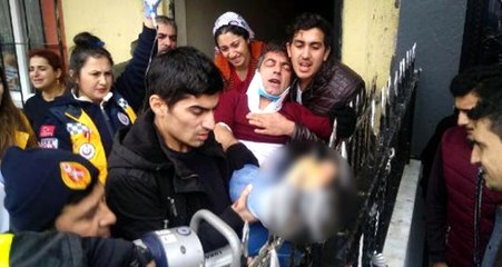 Evinde Unuttuğu Anahtarları Almak İçin Balkona Tırmanan İşçi, Korkuluk Demirine Saplandı