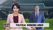 President Moon to hold working lunch with lawmakers of ruling party leadership