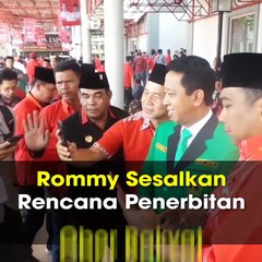 Rommy Sesalkan Rencana Penerbitan Obor Rakyat Enggak Kapok-kapok!