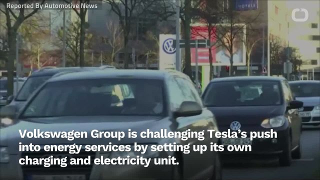 Volkswagen Challenges Tesla With EV Charging, Electricity Unit