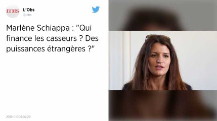 Gilets jaunes. Marlène Schiappa : « Qui finance les casseurs ? Des puissances étrangères ? »
