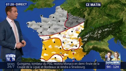 La météo pour ce vendredi 11 janvier 2019
