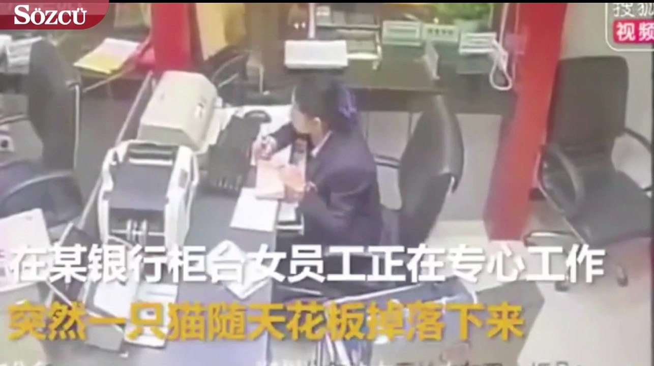 Ofisteki kadın hayatının şokunu yaşadı