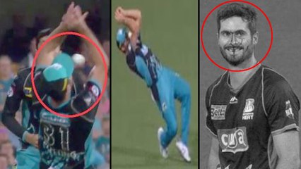 Ben Cutting Drops A Catch Into His Own Face In Heat’s Impact Against The Renegades