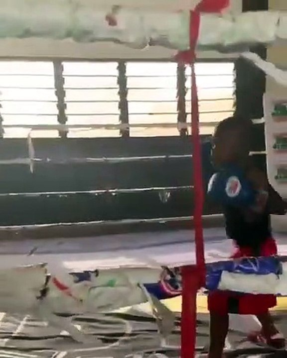 Un enfant de 6 ans boxe comme un pro de 30 ans