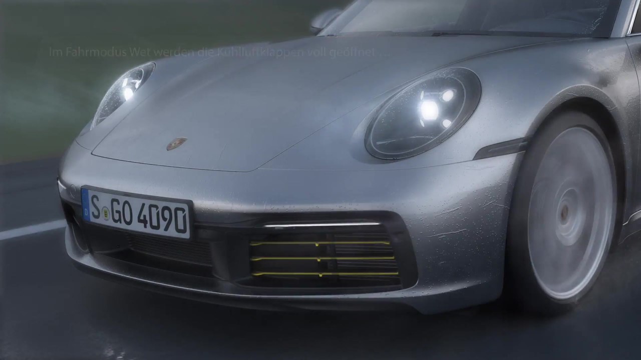 Der neue Porsche 911 - Wet-Modus