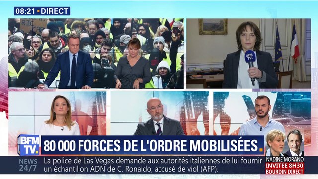 Gilets jaunes : 80 000 forces de l'ordre mobilisées