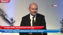 İçişleri Bakanı Süleyman Soylu:  Her anne, baba bu aplikasyonu mutlaka indirsin