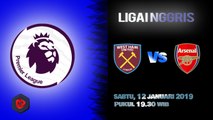 Jadwal Pertandingan Liga Inggris West Ham United Vs Arsenal, Sabtu Pukul 19.30 WIB