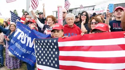 Trump defiende en frontera con México su proyecto de muro