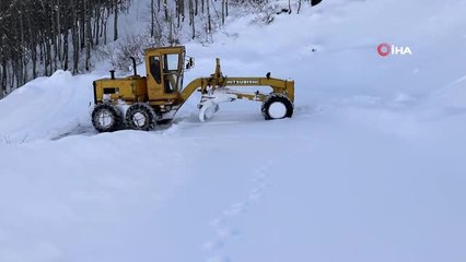 Gümüşhane'de Karla Mücadele Çalışmaları Devam Ediyor