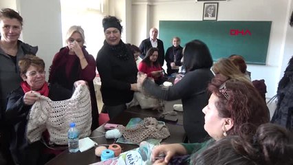 Muğla Marmarisli Kadınlar, Öğrenciler İçin File Örüp Satıyor