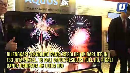 Sharp perkenal televisyen AQUOS 8K pertama Asia
