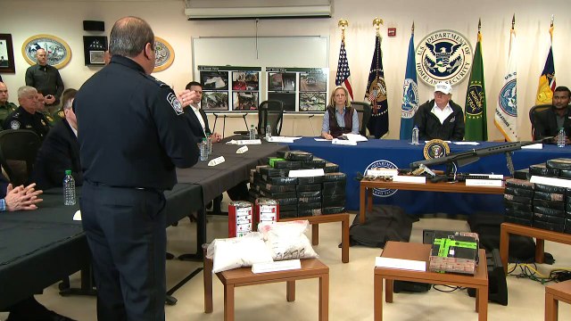 Trump wirbt an der Grenze zu Mexiko erneut für seine Mauer