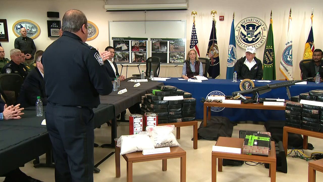 Trump wirbt an der Grenze zu Mexiko erneut für seine Mauer