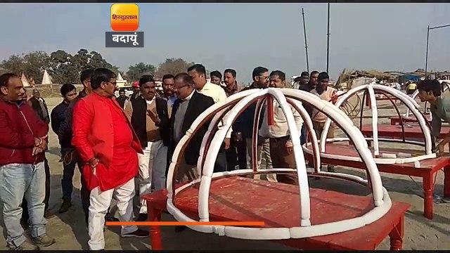 महाआरती के लिए सजा गंगा घाट, एक रंग में नजर आएगा कछला