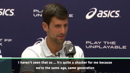 Shocked to see a great champion leave- Djokovic on Murray's retirement plans