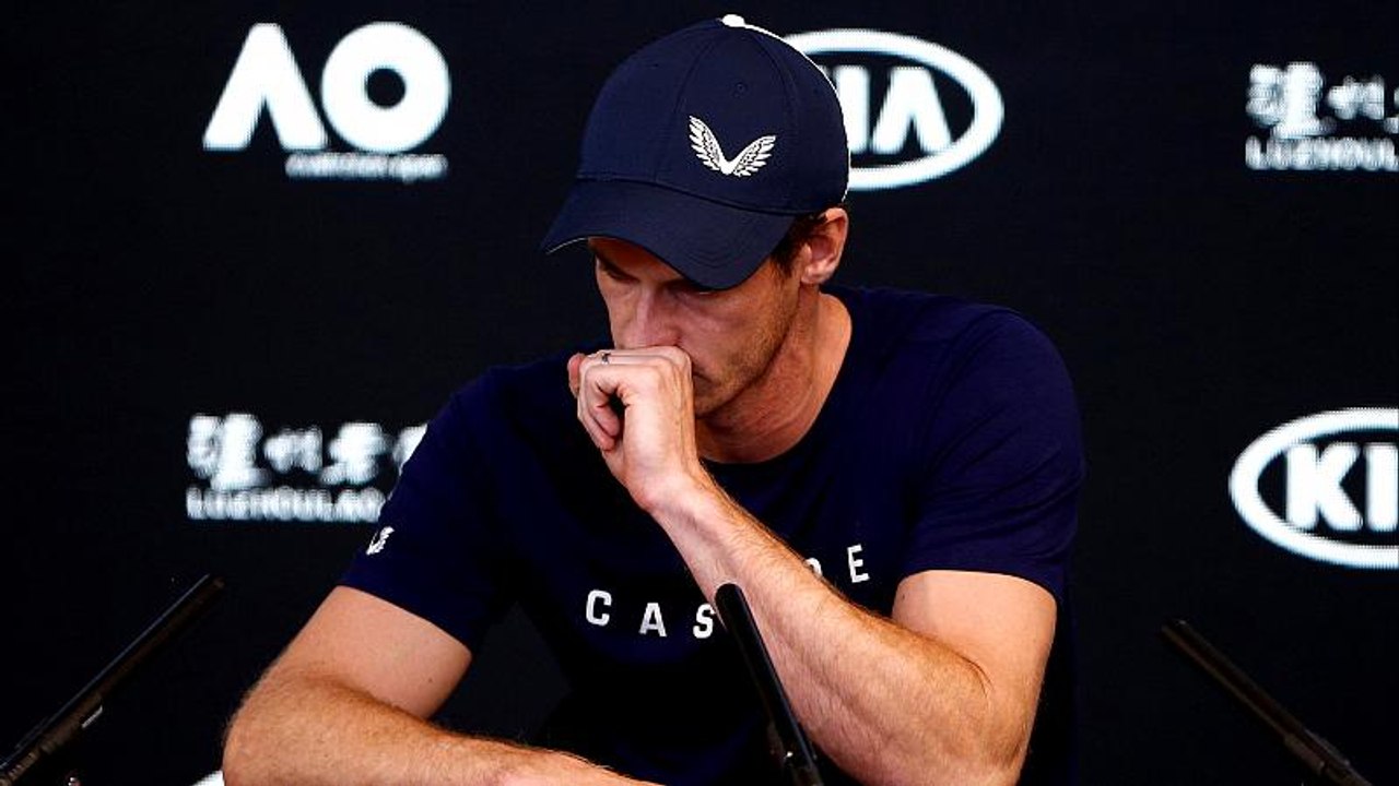 Eski dünya 1 numarası Murray gözyaşları içinde...