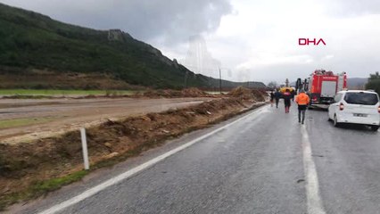 İzmir Tire-Belevi Karayolu Ulaşıma Kapandı