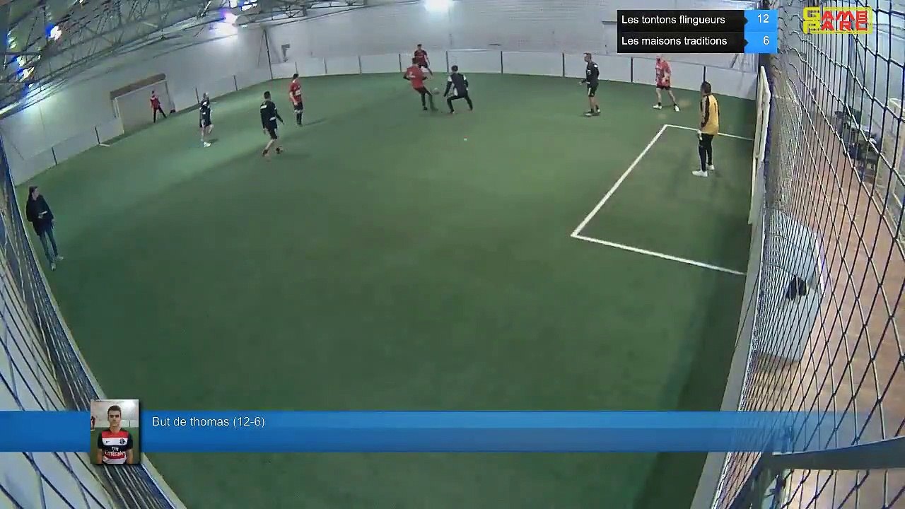 But de thomas (12-6) - Les tontons flingueurs  Vs Les maisons traditions  - 10/01/19 21:00 - Ligue B