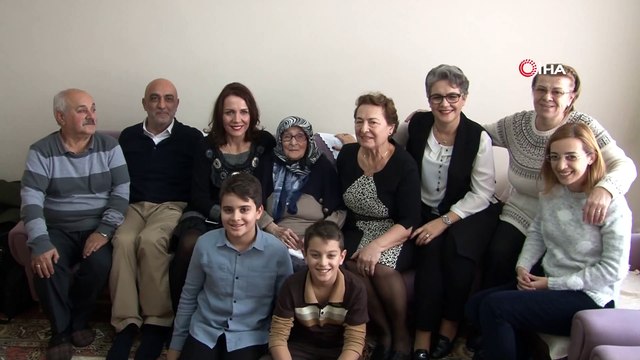 Asırlık nineye validen sürpriz doğum günü