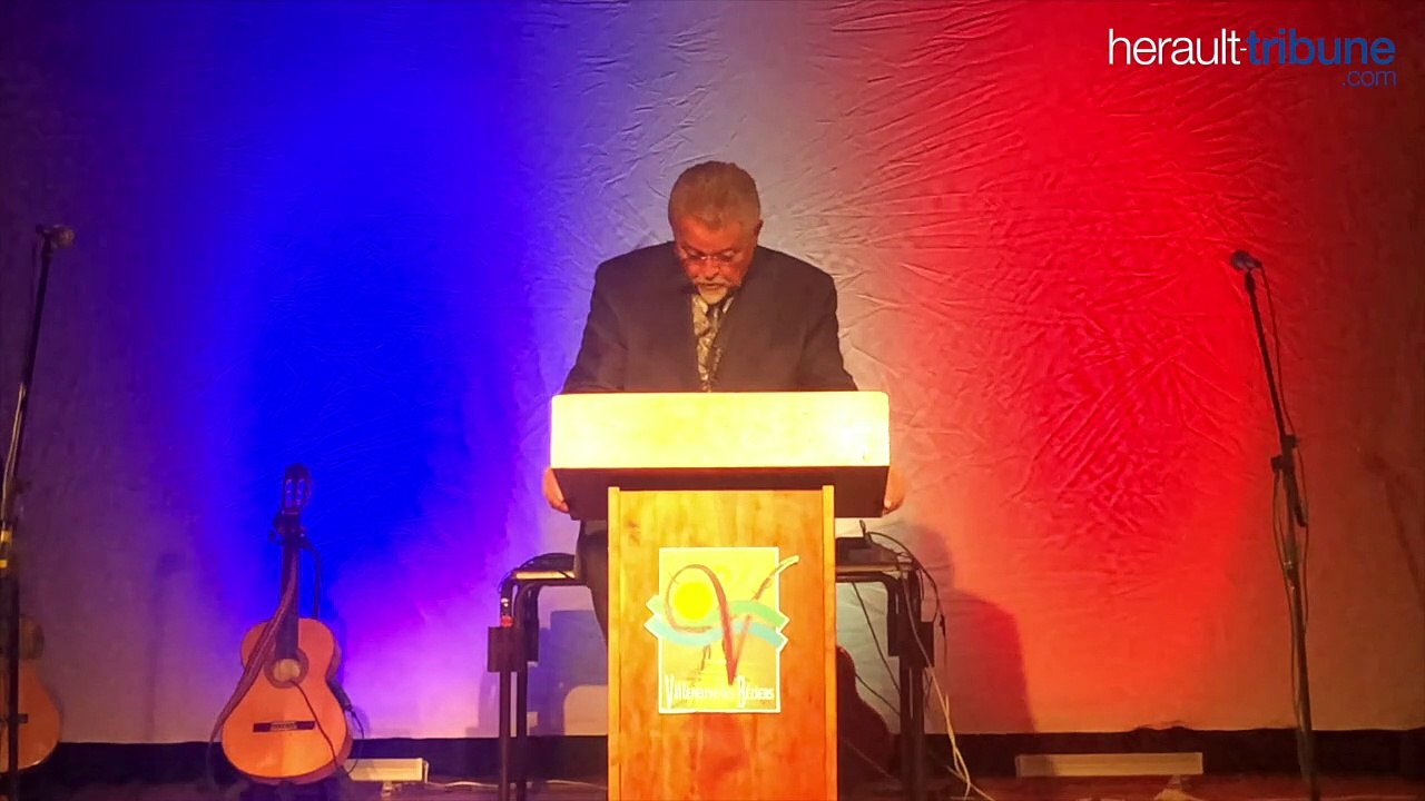 VILLENEUVE LES BEZIERS - Cérémonie des voeux en images de M. Jean Paul Galonnier du 11 janvier 2019