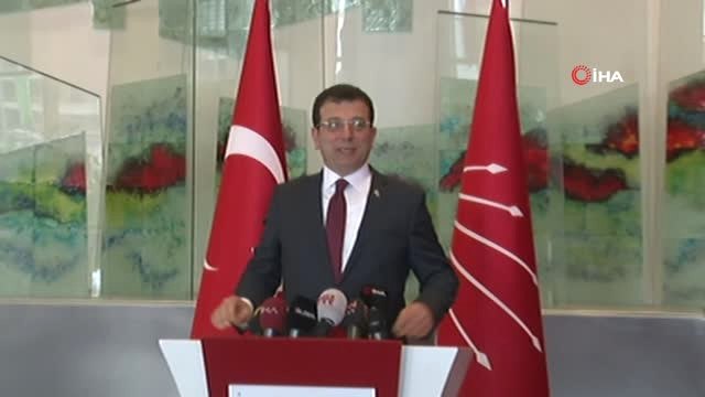 CHP'nin İbb Adayı Ekrem İmamoğlu Basın Toplantısı Düzenledi