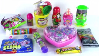 A Lot of New CANDY 3! Twisted Sour SLIME! Candy Sand! Baby Pucker Powder POP! Sm