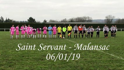 Résumé du match St Servant - Malansac 06/01/19