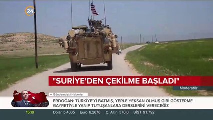 "Suriye'den çekilme başladı"