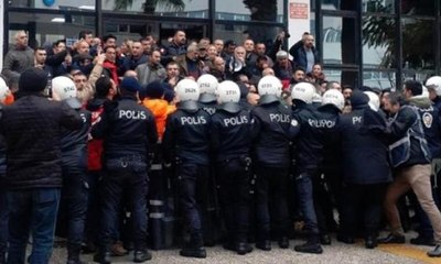 İzmir’de işçilere polis müdahalesi