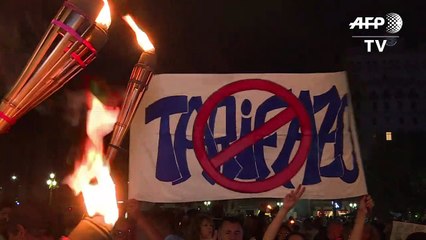 Protesta en Argentina contra alzas en servicios públicos