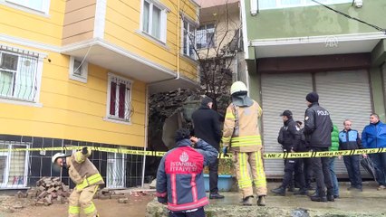 Kağıthane'de istinat duvarı çöktü (3) - İSTANBUL