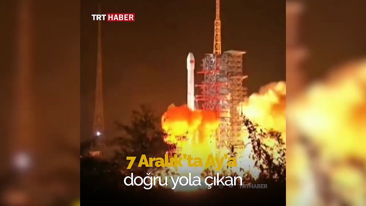 Çin'den Chang'e-4 uzay aracının Ay'ın karanlık yüzüne iniş görüntüleri