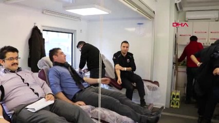 Iğdır İnfaz Koruma Memurlarından Kan Bağışı